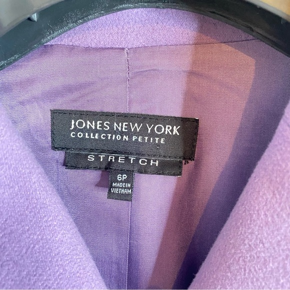 Jones New York Women’s Double Breasted Lavender Blazer US6 - Picture 7 of 16
